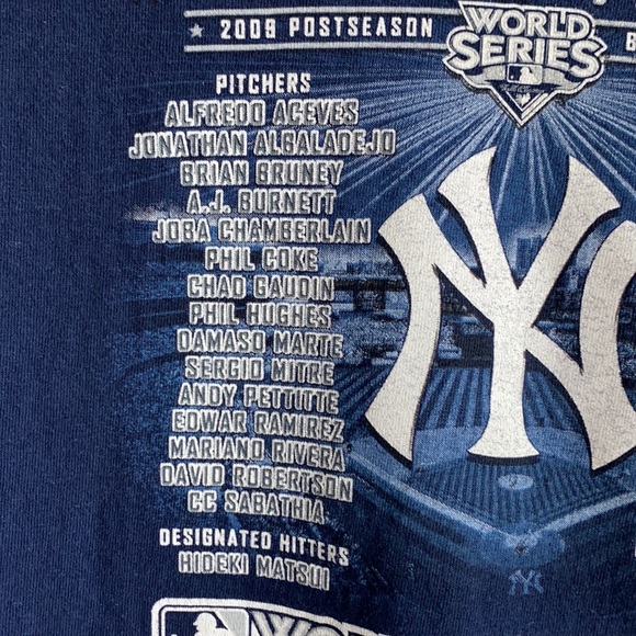 VTG 2009 World Series Champion NY Yankees tee - Picture 5 of 6